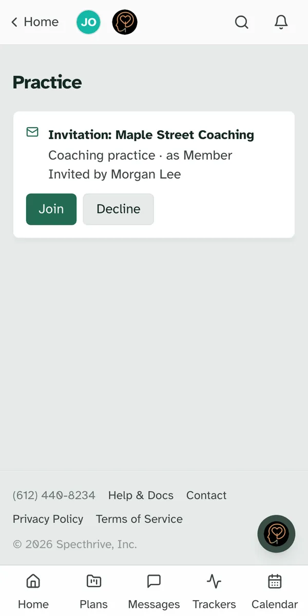 The same card on a phone