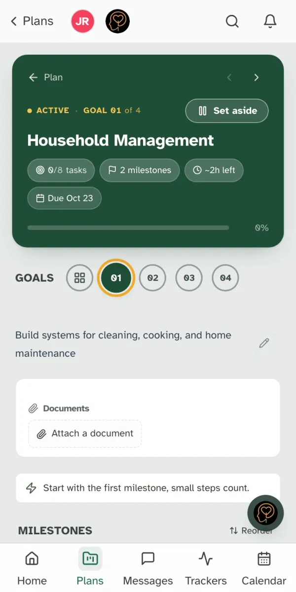 The same goal on a phone