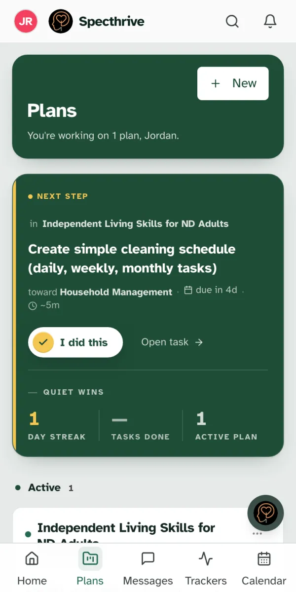 The same page on a phone
